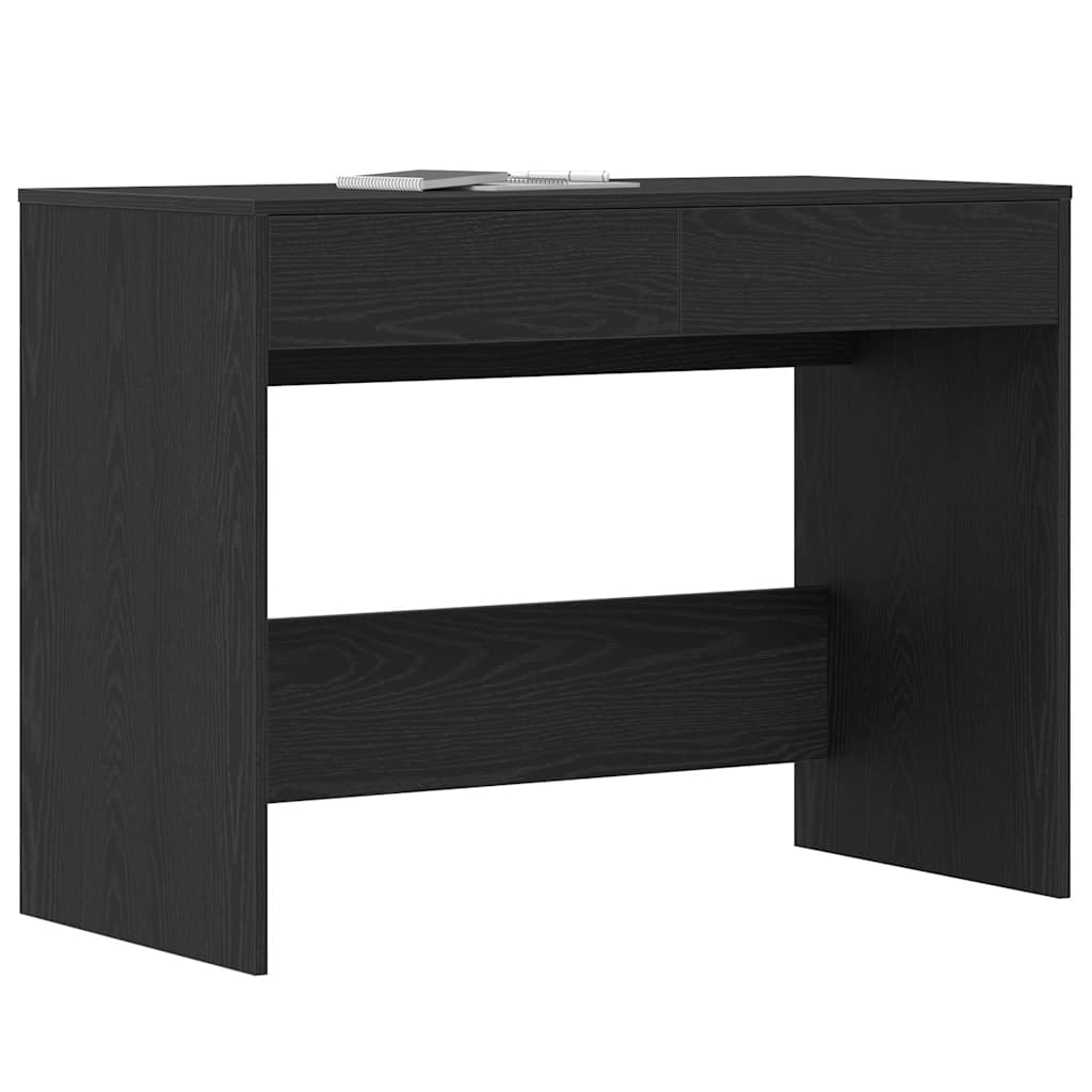 Mesa em carvalho preto, 101 x 50 x 76,5 cm, madeira engenheirada