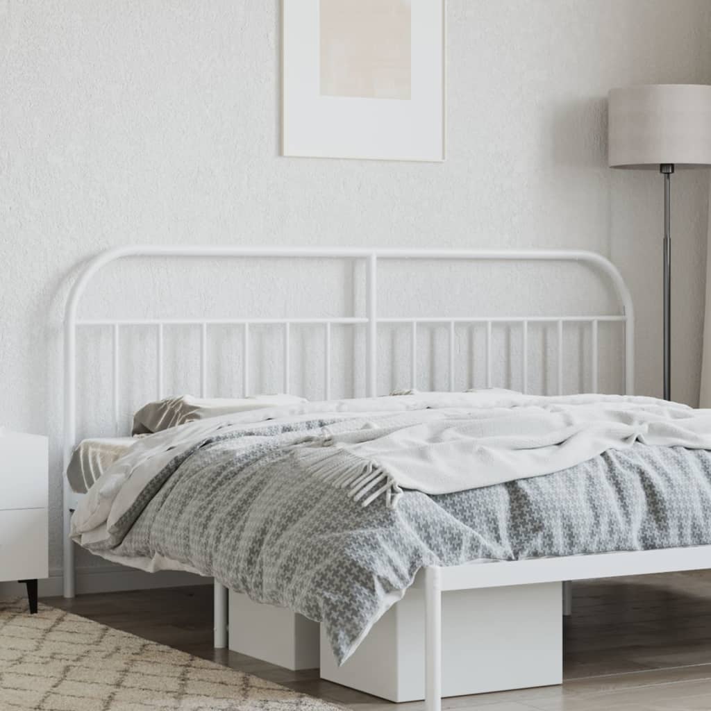 Cabeceira de substituição 200 cm metal branco