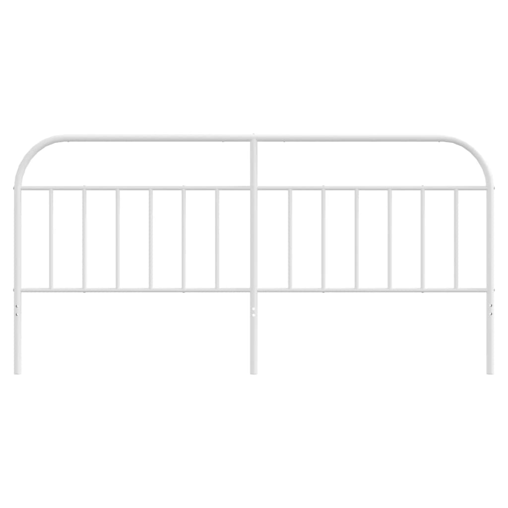 Cabeceira de substituição 200 cm metal branco
