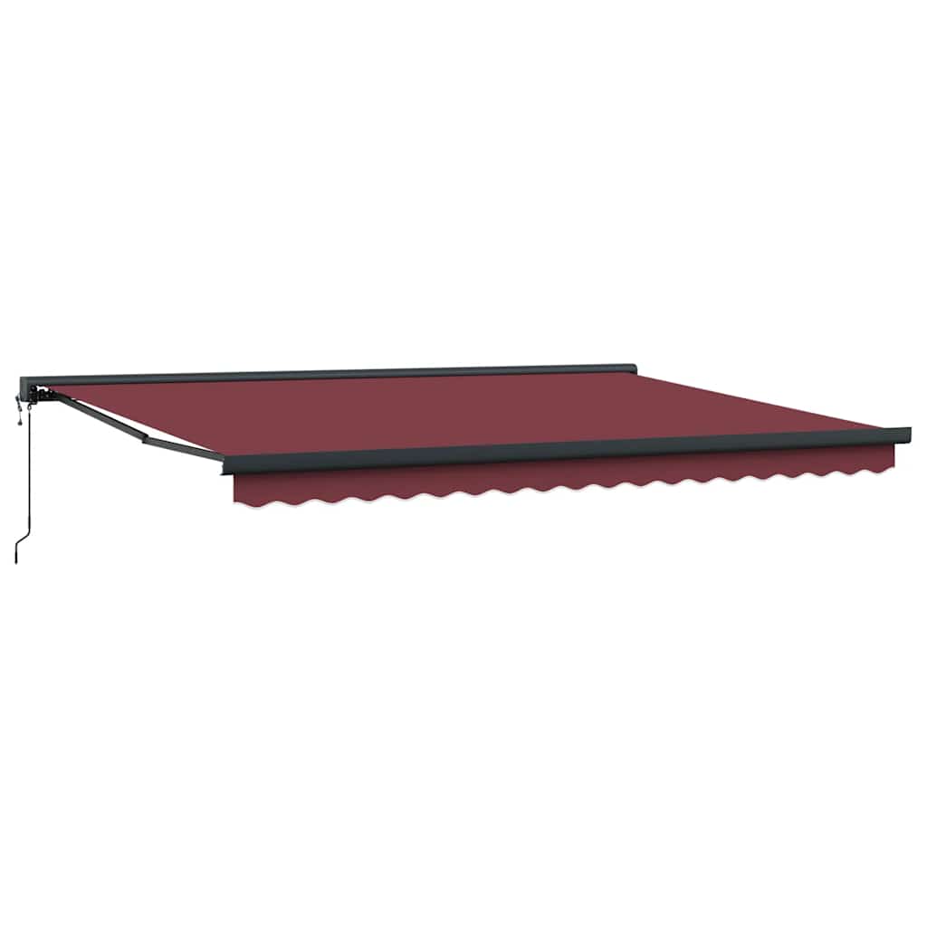 Toldo retrátil automático 450x300 cm bordô