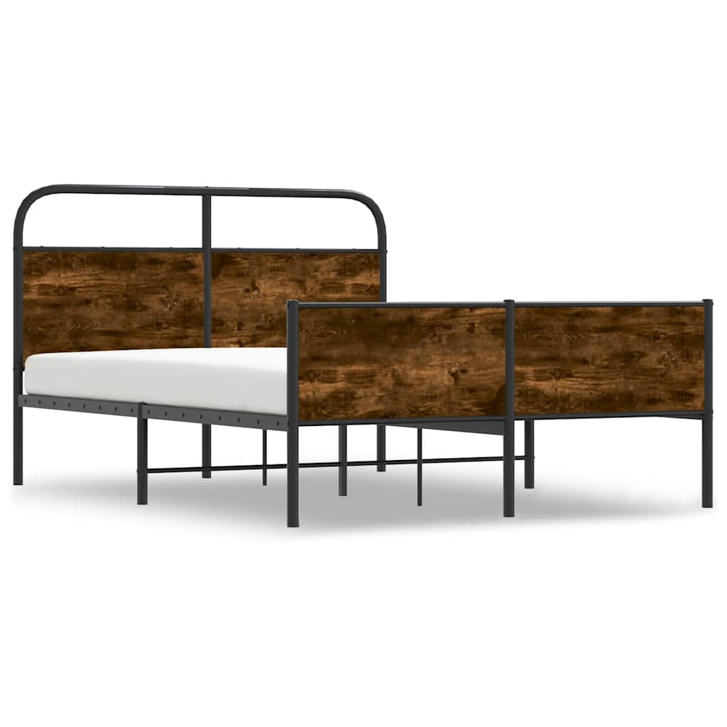 Estrutura cama s/ colchão derivados de madeira carvalho sonoma