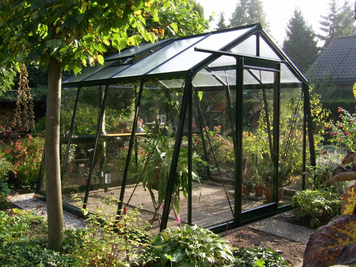 Estufa de Vidro Aurora Black – 9,12 m²