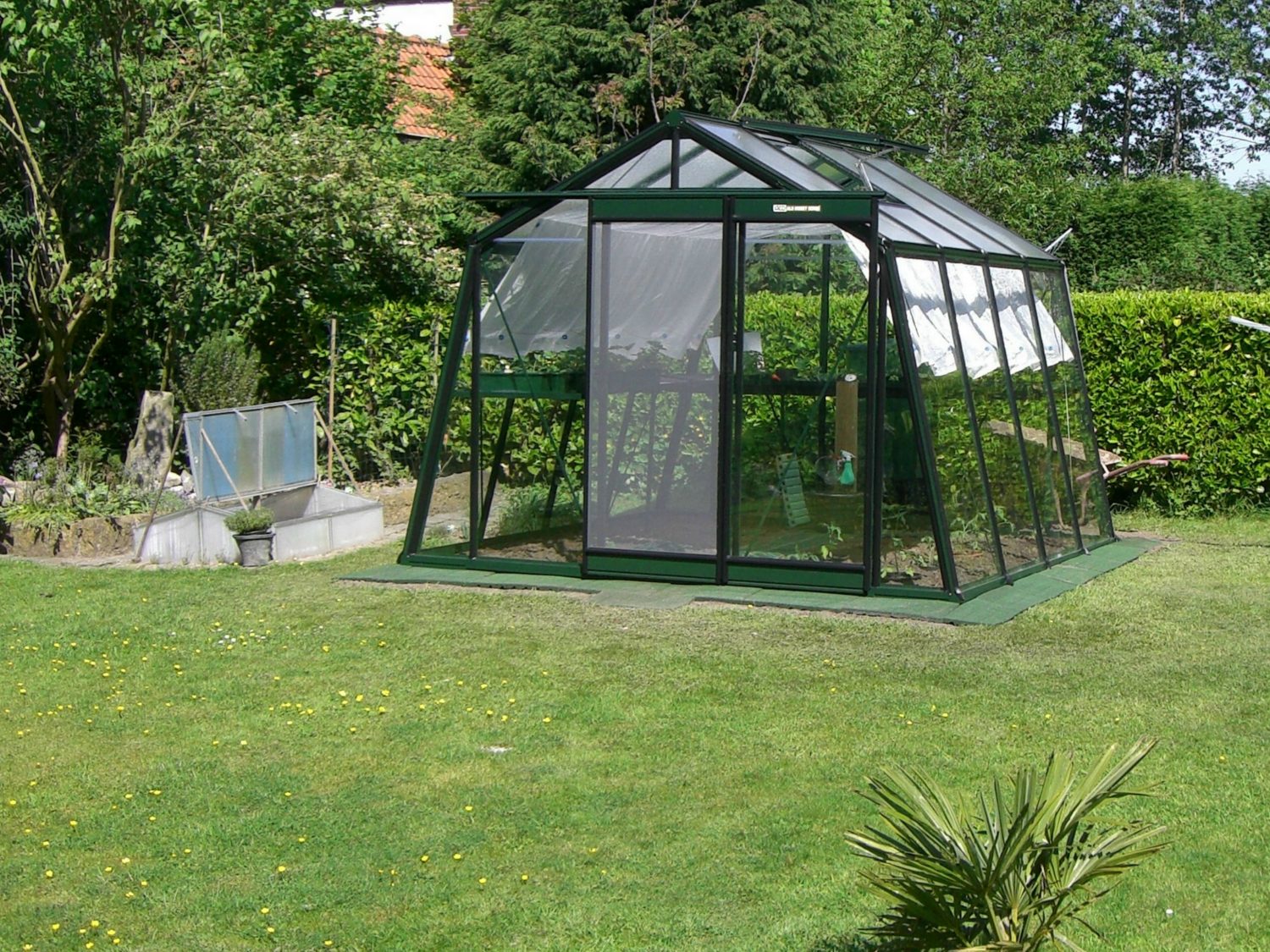 Estufa de Vidro Aurora Black – 9,12 m²