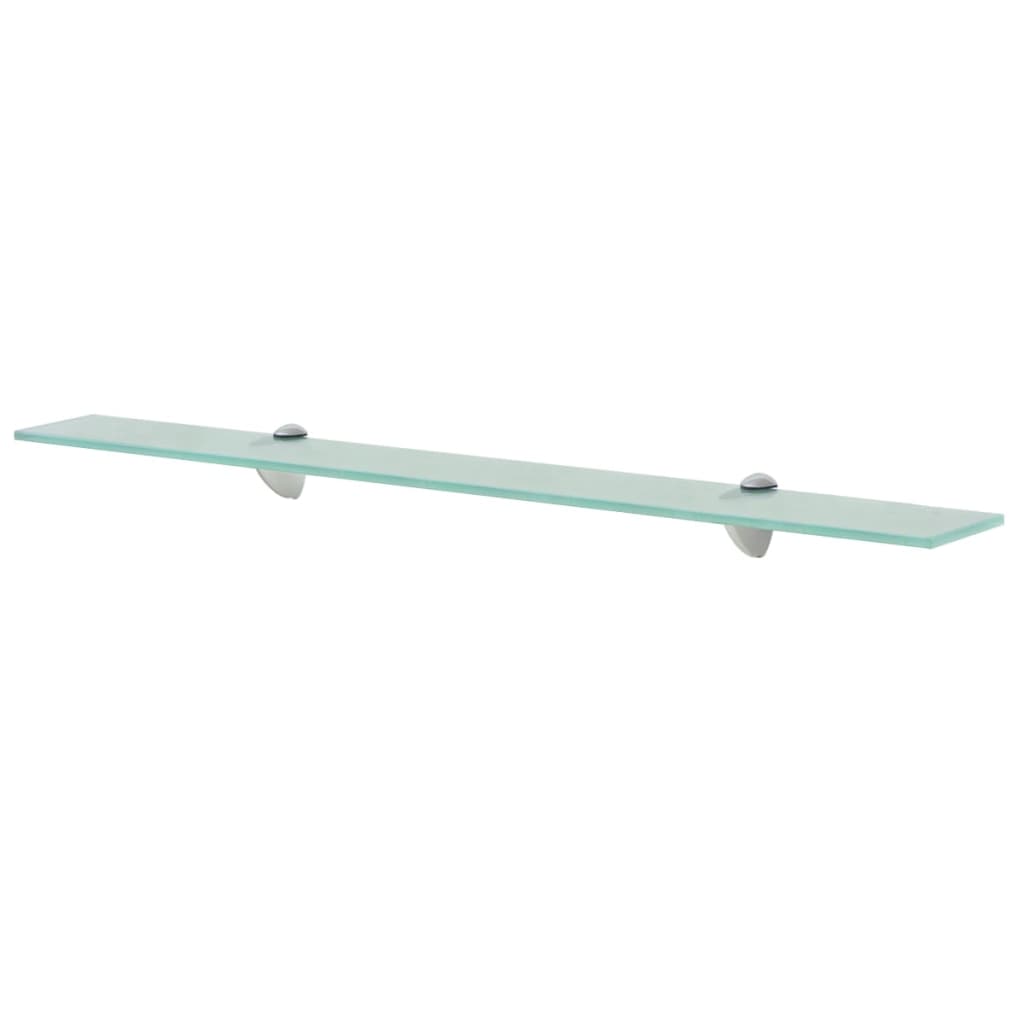 Prateleiras flutuantes 2 pcs vidro 80x10 cm 8 mm