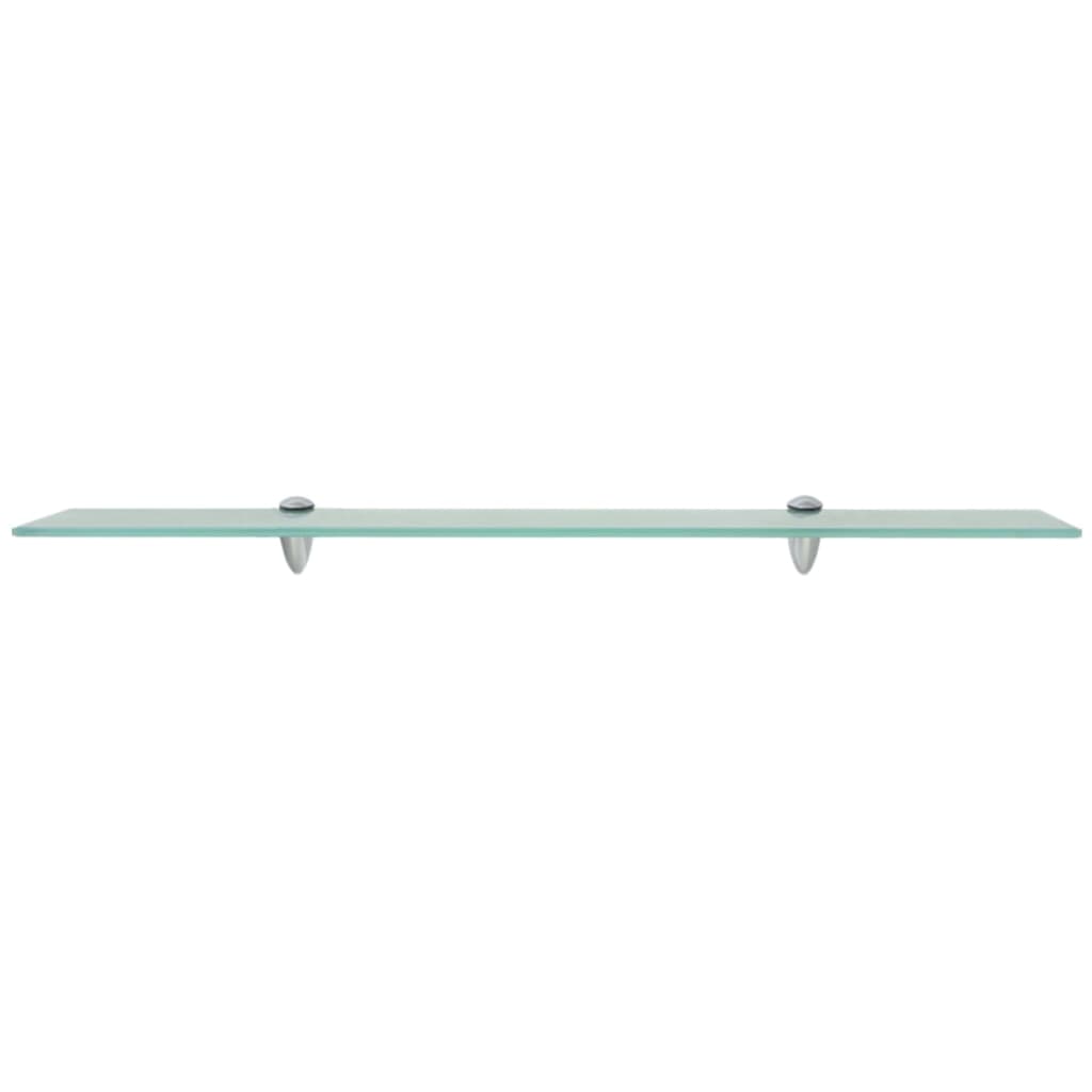 Prateleiras flutuantes 2 pcs vidro 80x10 cm 8 mm