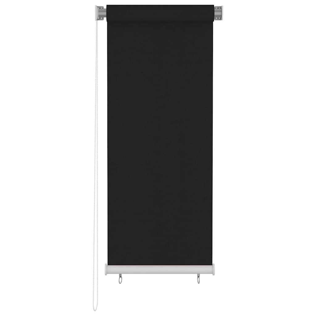 Estore de rolo para exterior 65 (l) x 140 (a) cm preto
