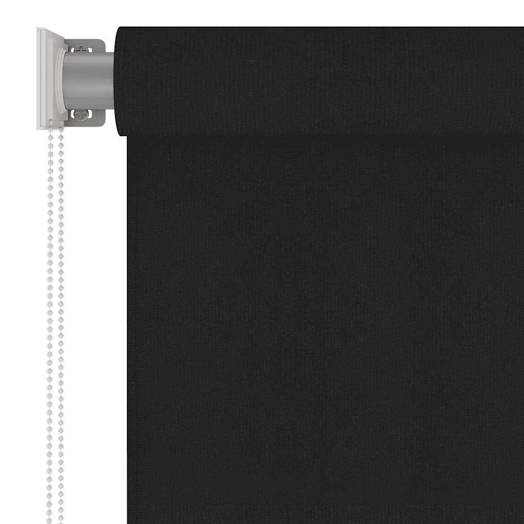Estore de rolo para exterior 65 (l) x 140 (a) cm preto