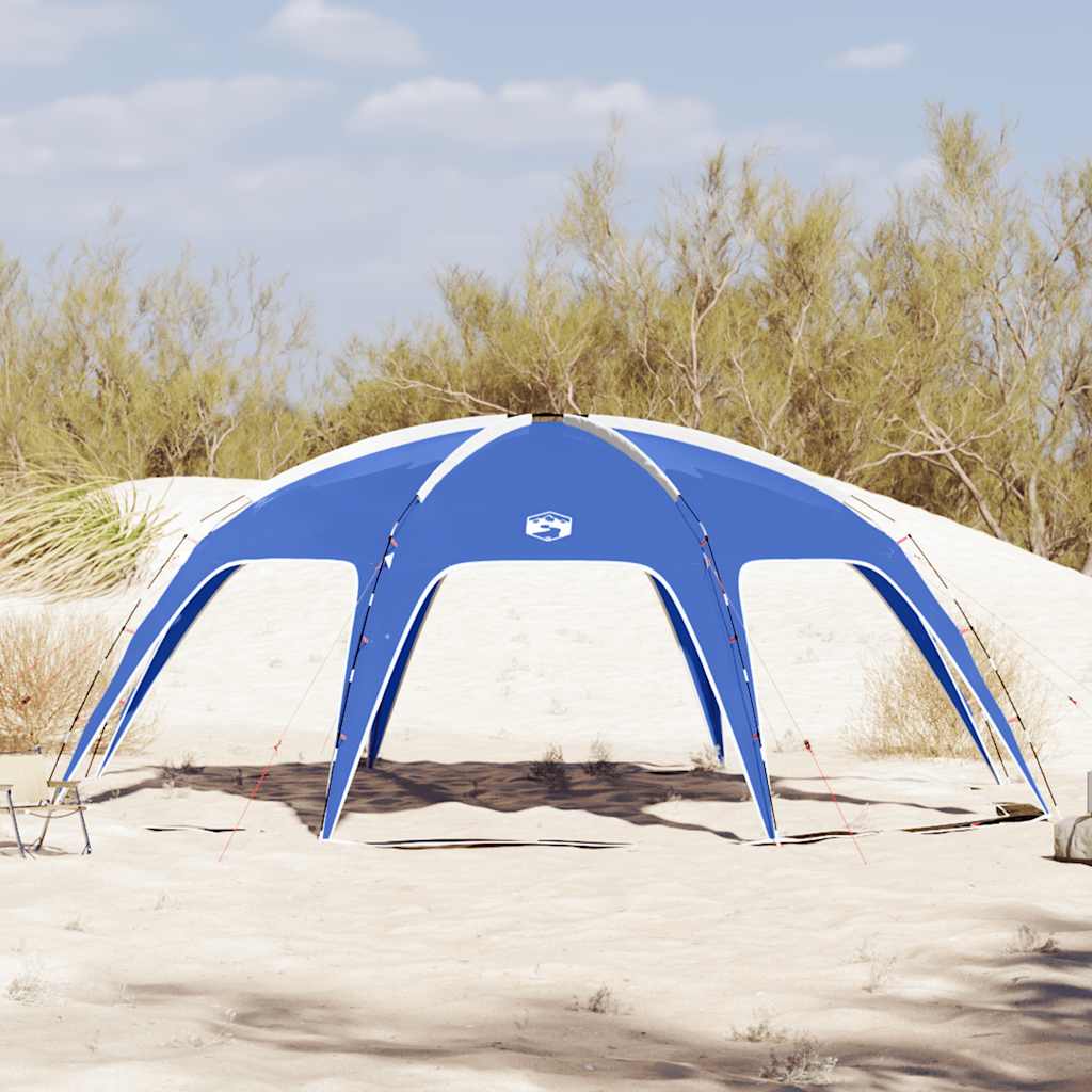 Tenda de festas impermeável azul ciano