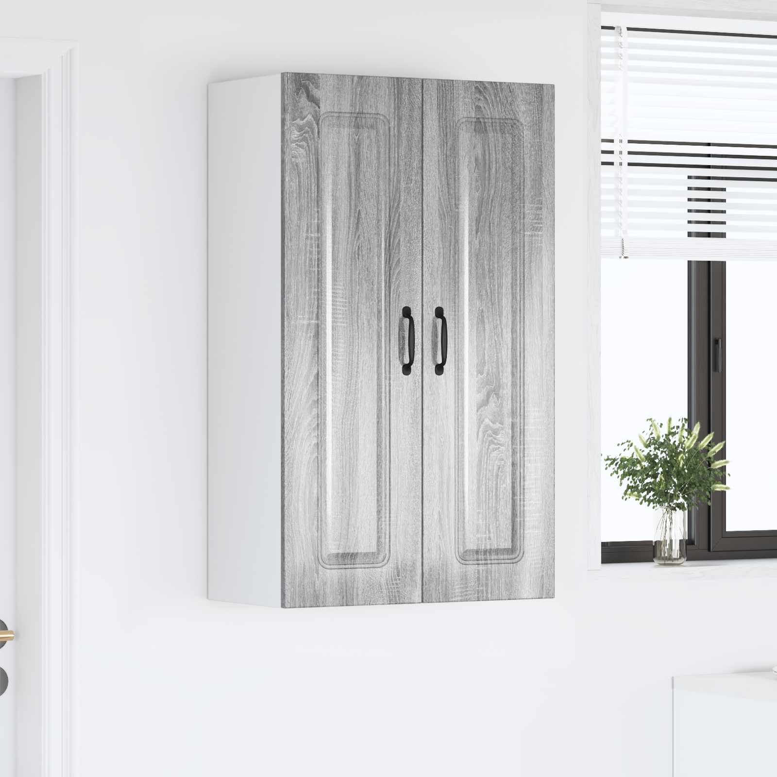Painel de lava-louça kalmar cinza sonoma 60 x 31 x 100 cm