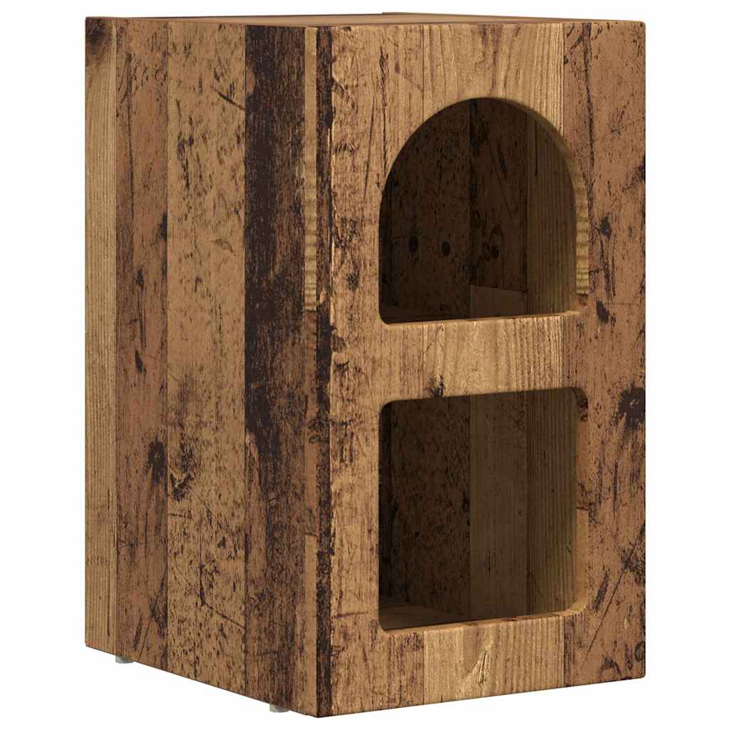 Mesa-de-cabeceira elst madeira antiga 29,5 x 33,5 x 50 cm