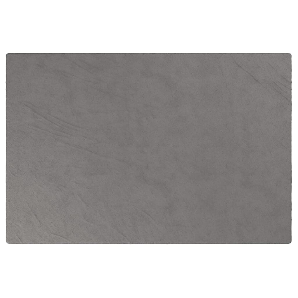 Manta pesada com capa 9 kg 122x183 cm tecido cinzento