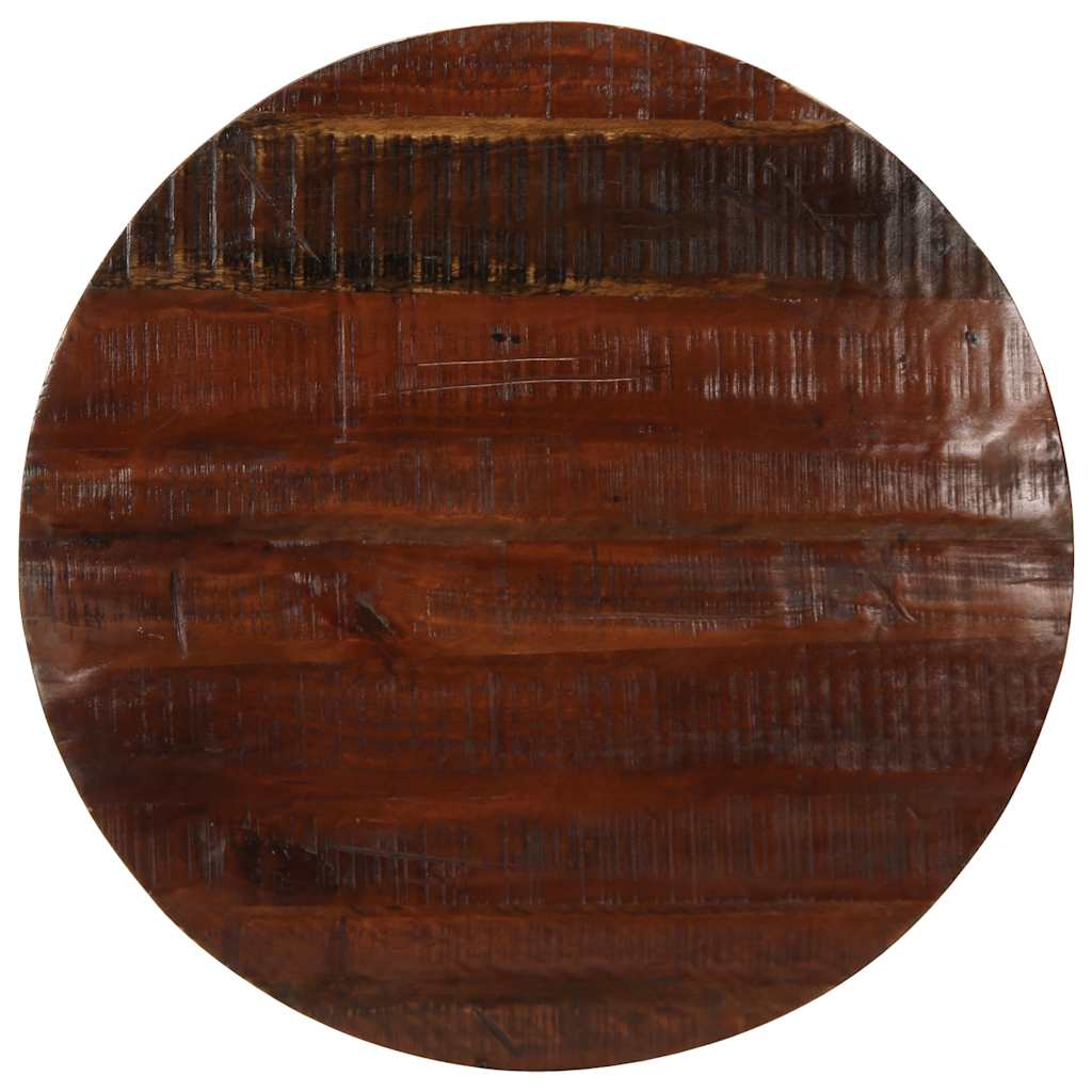 Tampo de mesa redondo ø70x3,8cm madeira recuperada maciça
