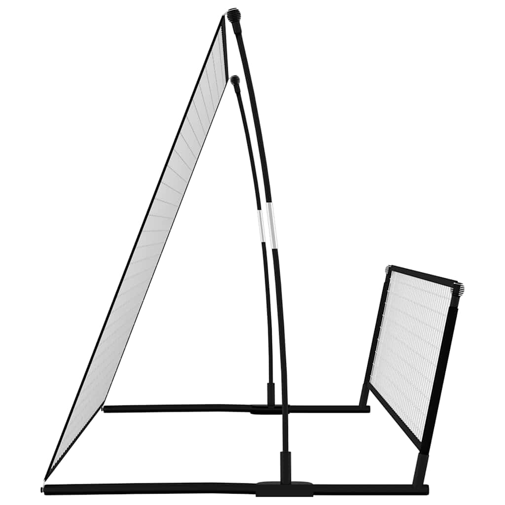 Baliza de futebol com ressalto 2 em 1 202x104x120 cm aço