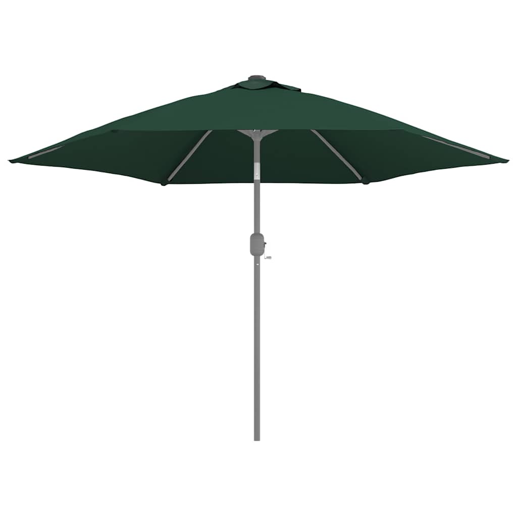 Tecido de substituição p/ guarda-sol de exterior 300 cm verde