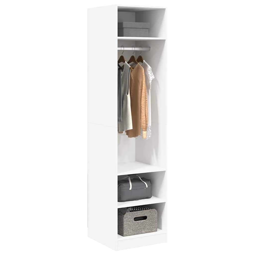 Roupeiro 50x50x200 cm contraplacado branco