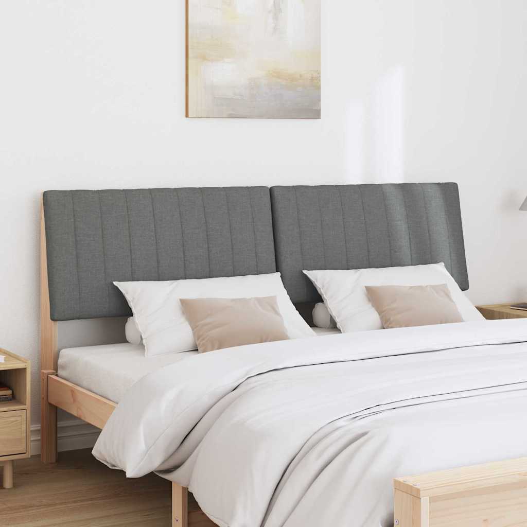 Cabeceira estofada cinza escuro 180 cm