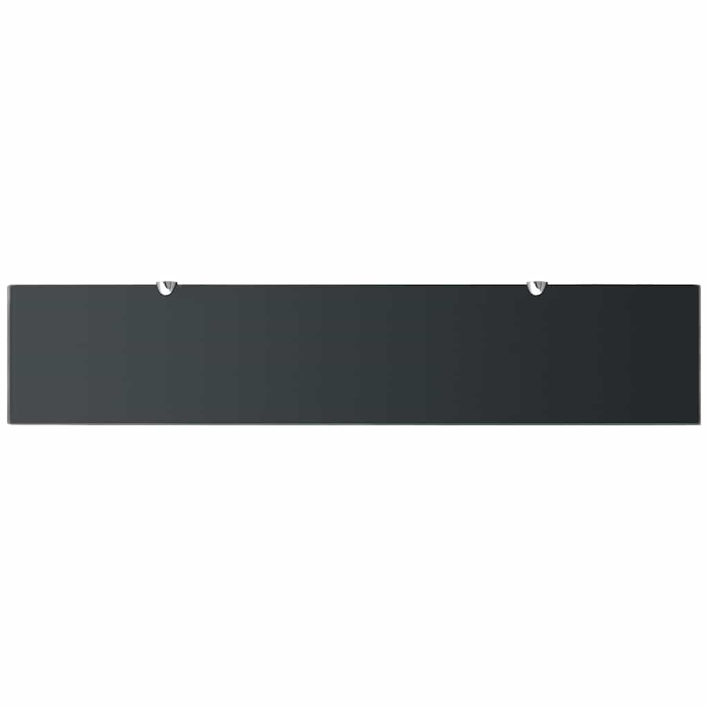 Prateleiras flutuantes 2 pcs vidro 100x20 cm 8 mm
