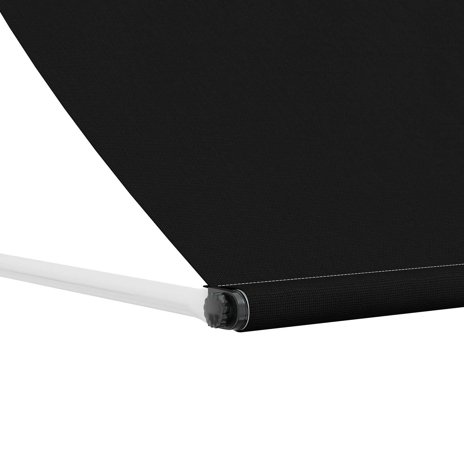 Toldo preto 150 x 150 cm poliéster 180 g / m² com revestimento pu