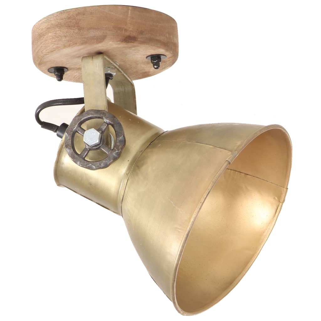 2 Pcs candeeiros parede/teto industriais 20x25 cm e27 bronze
