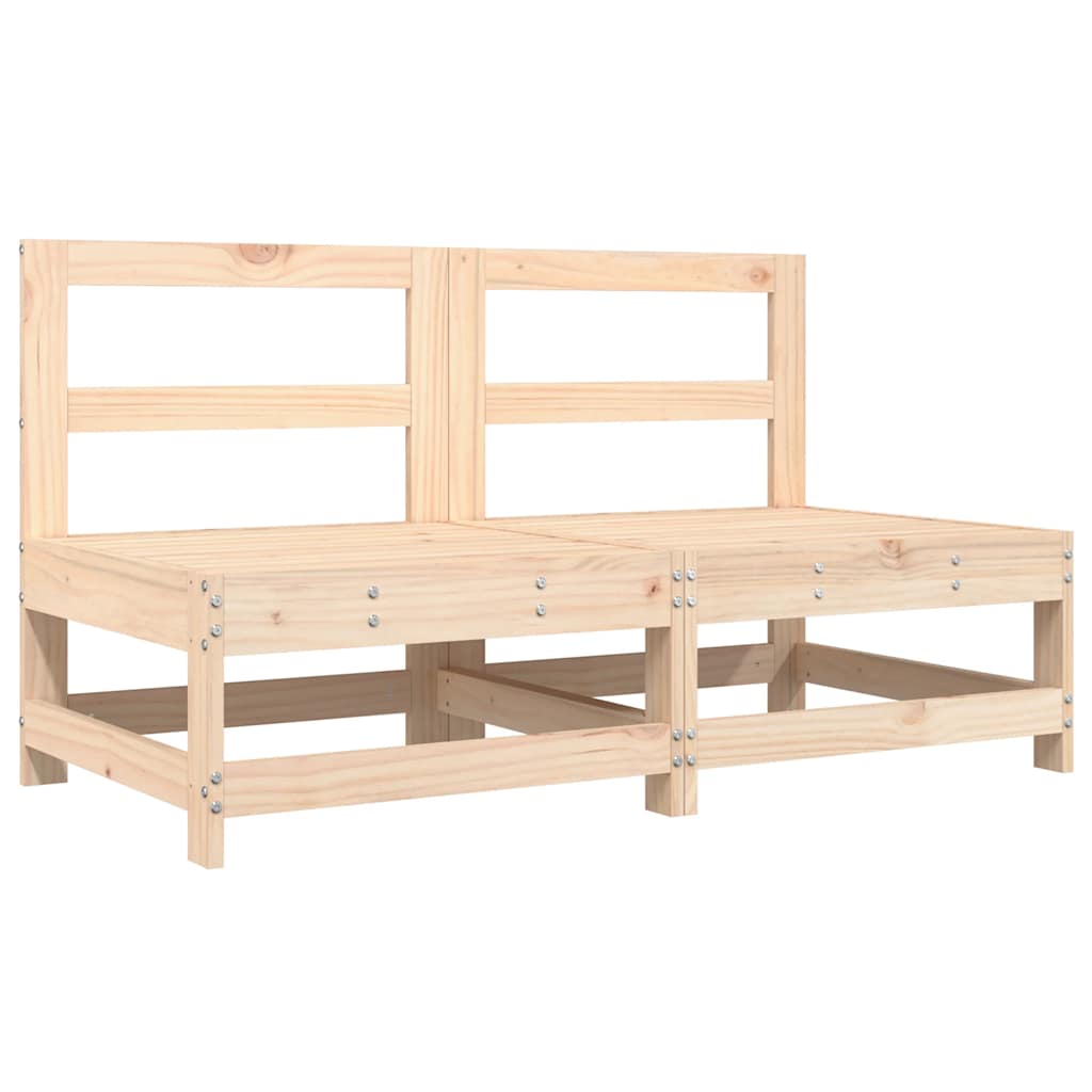 6 Pcs conjunto lounge de jardim pinho maciço