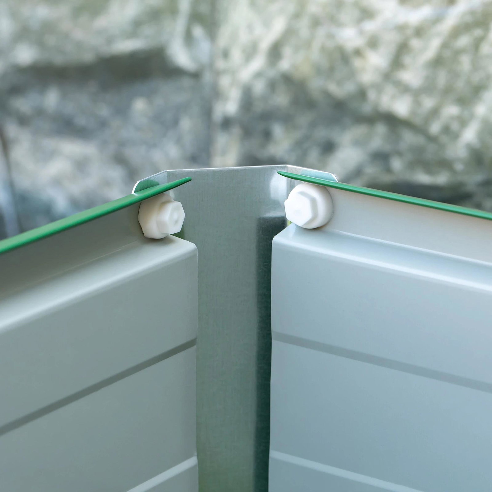 Caixa de Plantio de Aço com Luvas Caixa de Plantio Retangular para Cultivos de Plantas Flores para Terraço Jardim Exterior 125x4