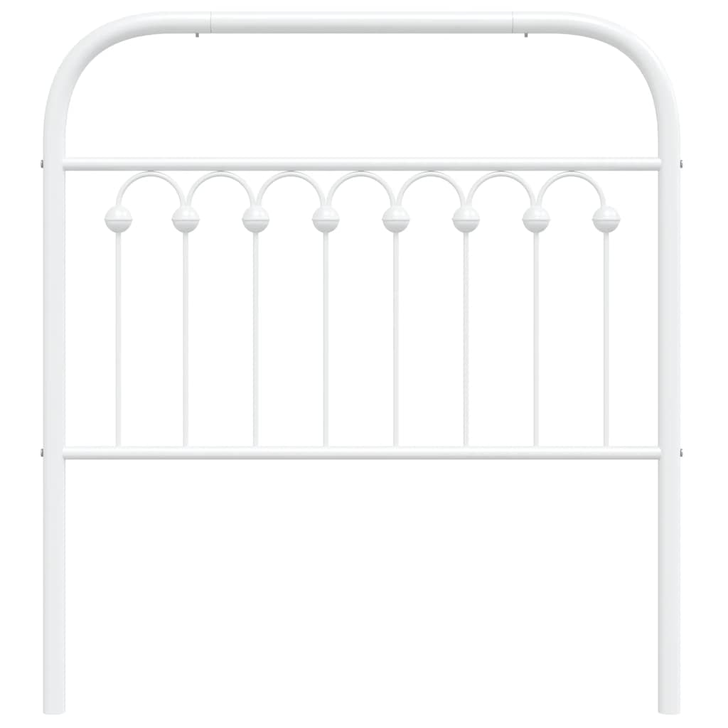 Cabeceira de substituição 90 cm metal branco