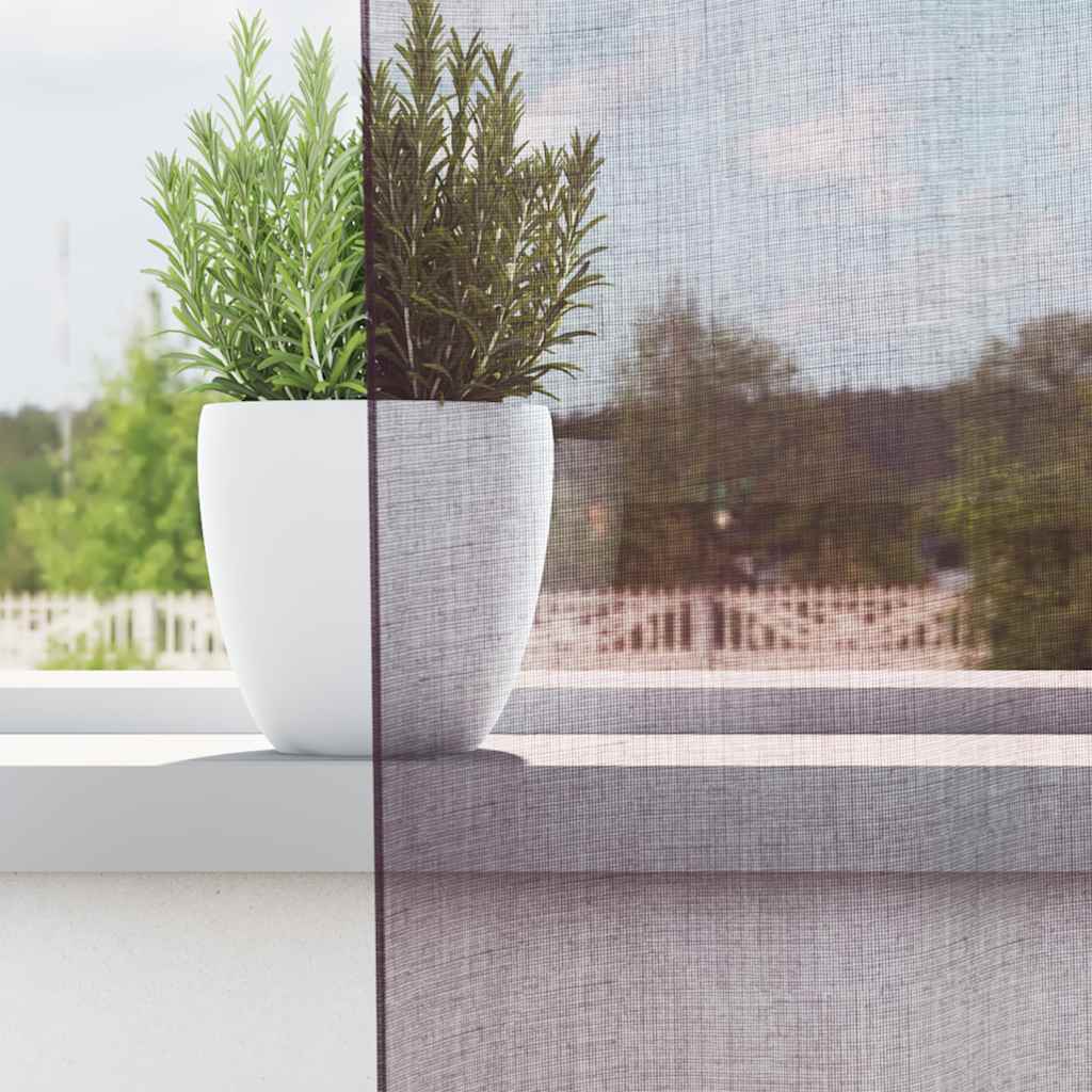 Cortinas de voile com ilhós 2 pcs roxo 140x245 cm