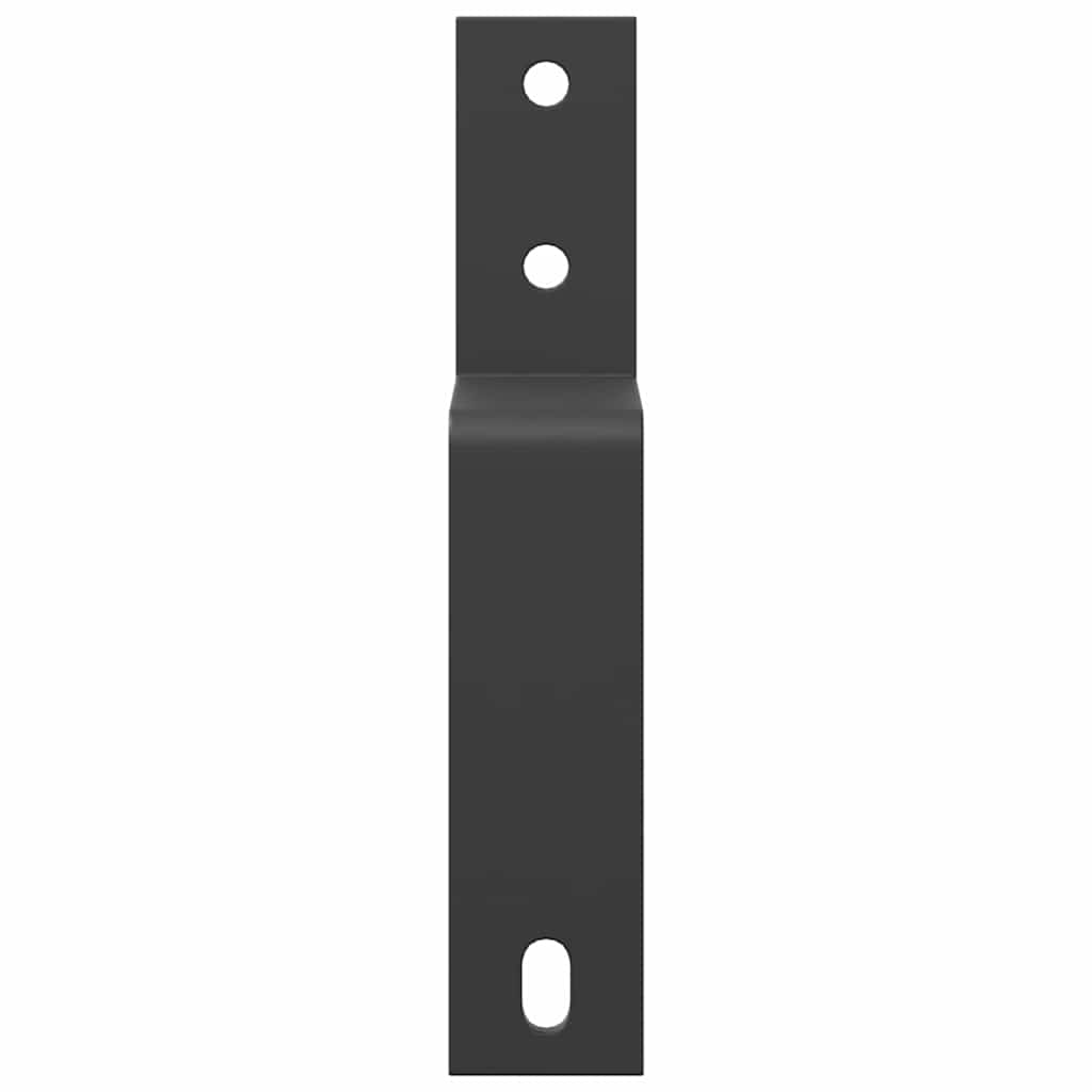 Barn door bypass brackets 5 pcs para trilhos planos aço carbono