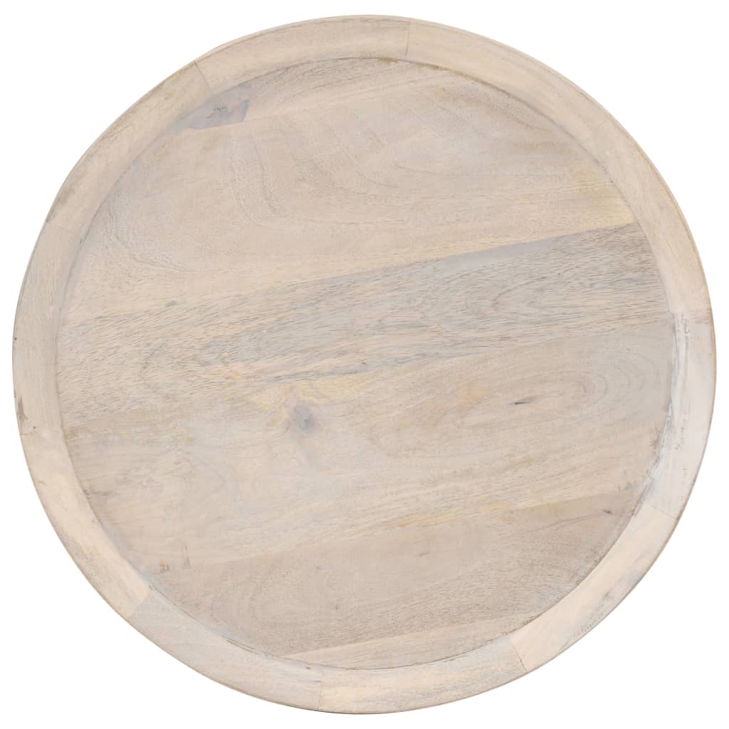 Mesa de apoio ø60x75 cm madeira de mangueira maciça
