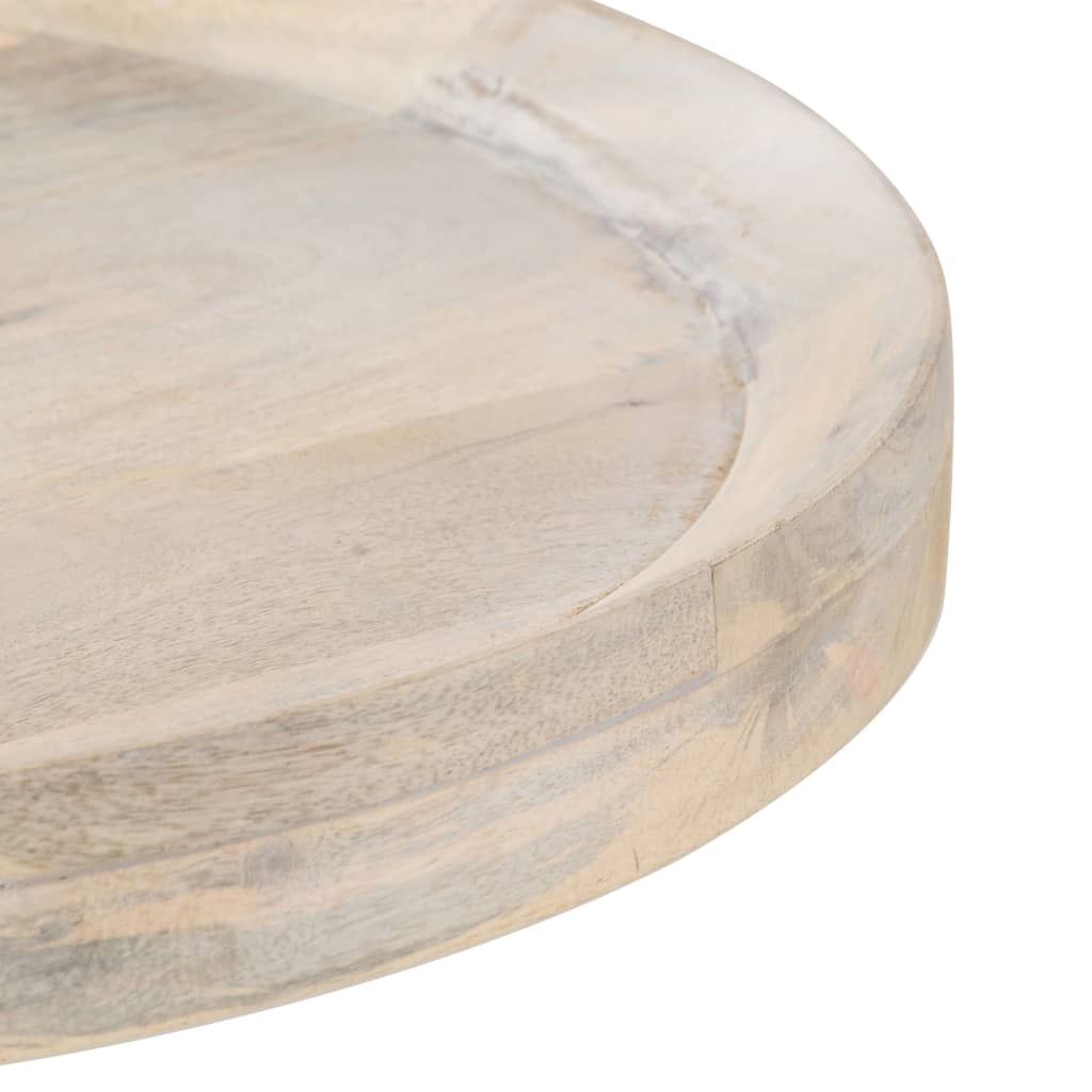 Mesa de apoio ø60x75 cm madeira de mangueira maciça