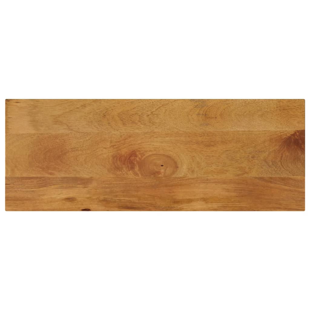Tampo de mesa retangular 90x30x3,8 cm mangueira maciça