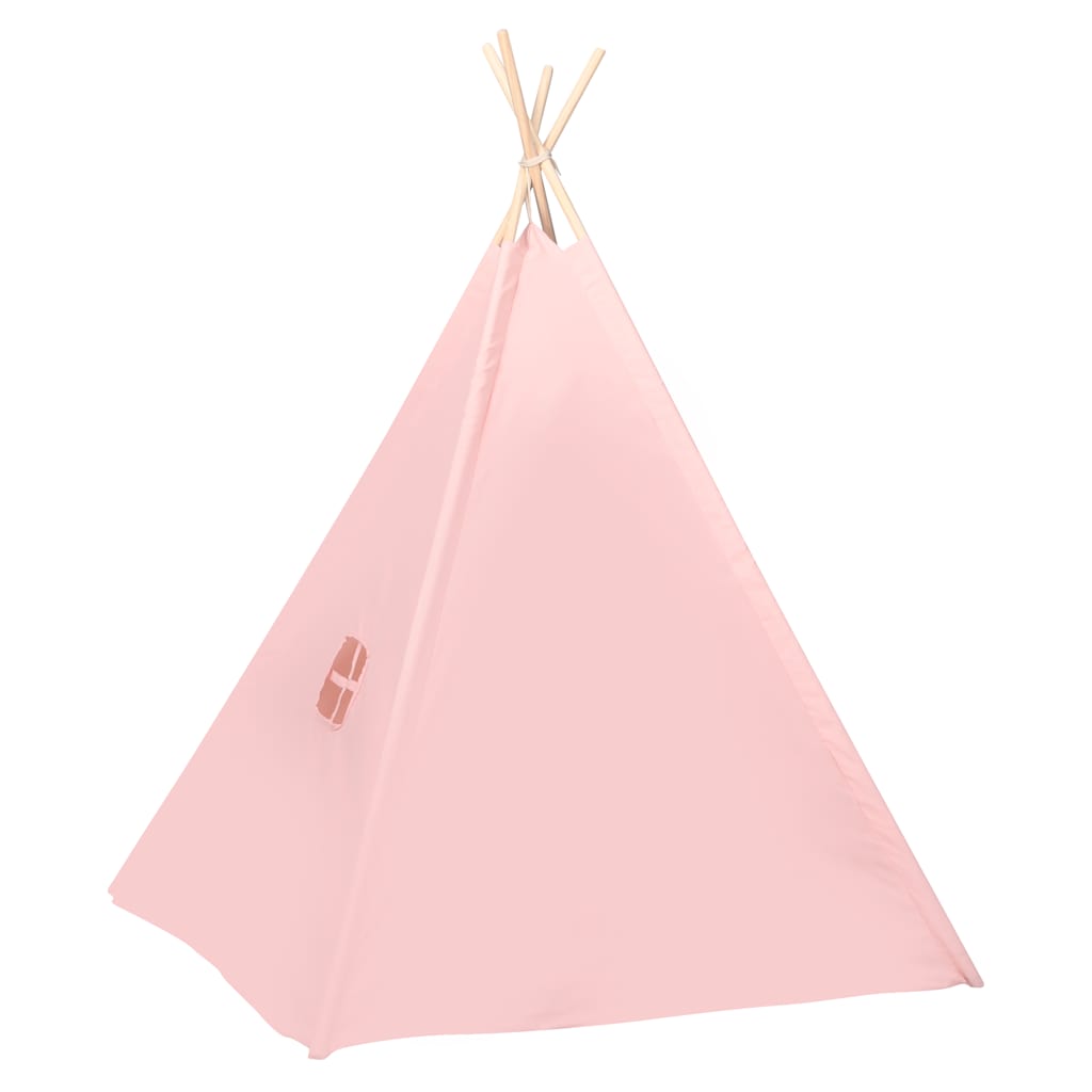 Tenda teepee infantil c/ saco 120x120x150 cm pele pêssego rosa