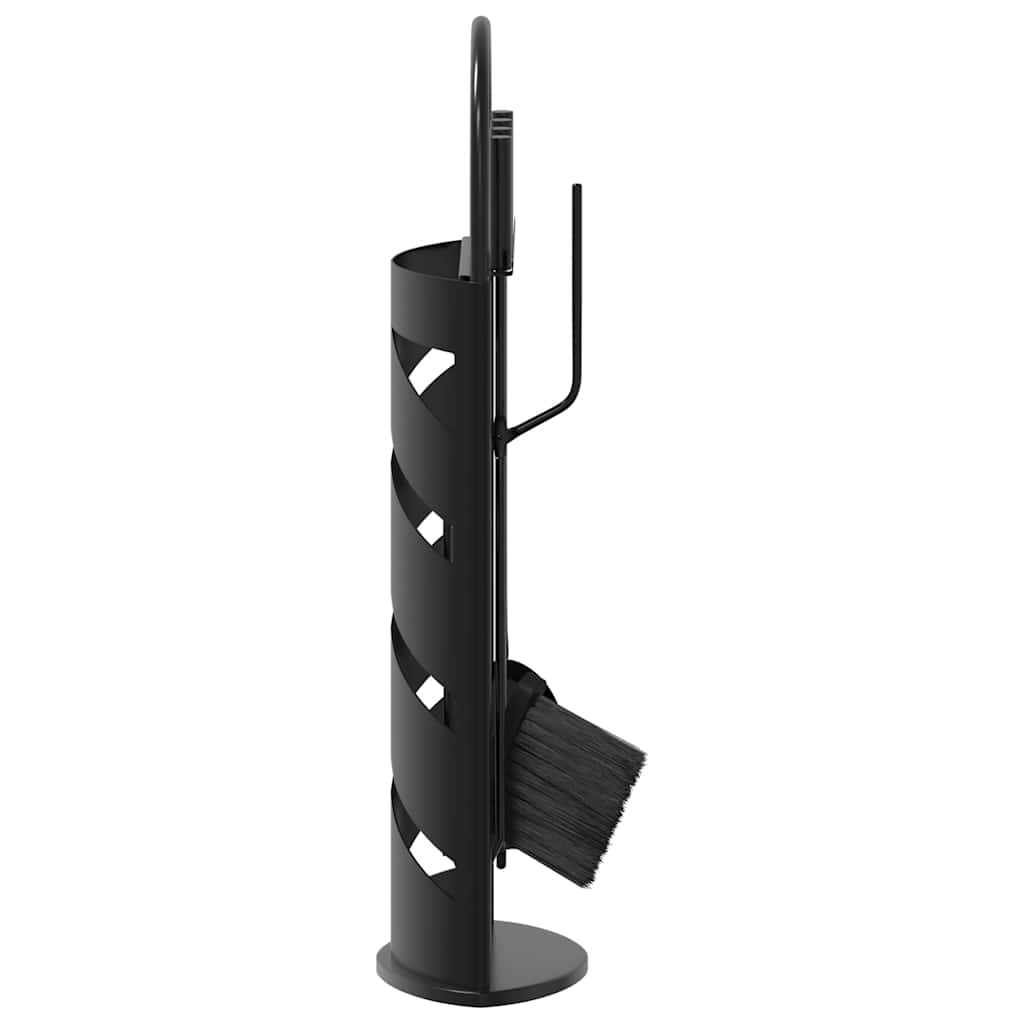 Conjunto de ferramentas para lareira de 5 peças 23x15x66 cm aço