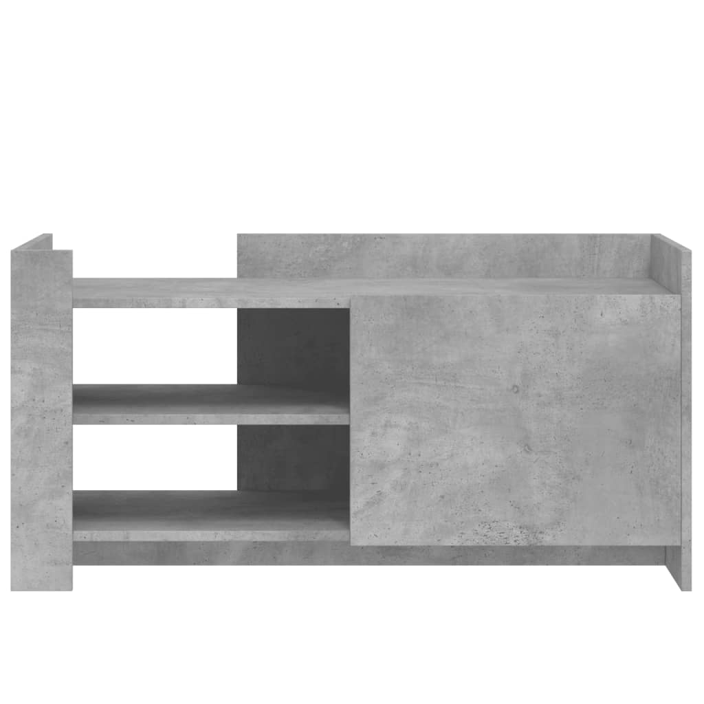 Mesa de centro 100x50x50cm derivados de madeira cinza cimento