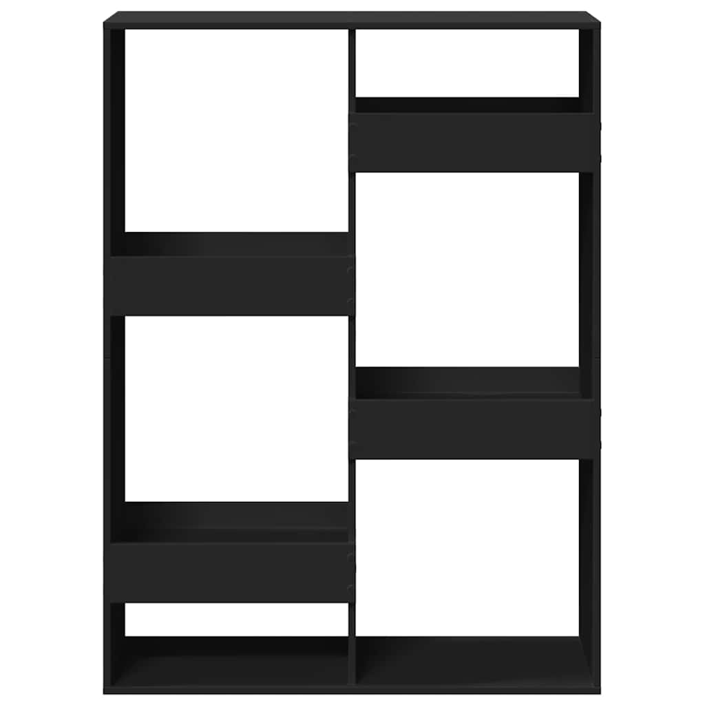 Estante 100x33x135 cm derivados de madeira preto
