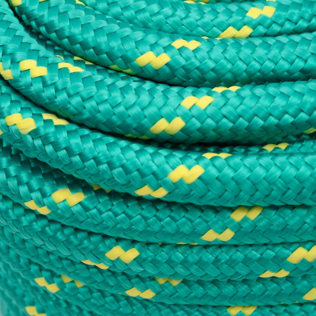 Corda de barco 16 mm 50 m polipropileno verde