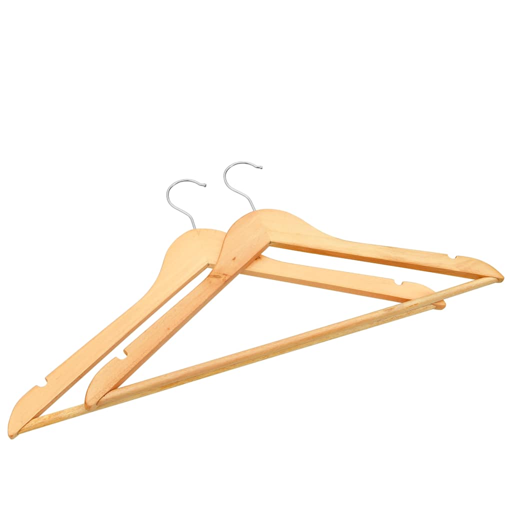 20 Pcs conjunto de cabides antiderrapantes madeira