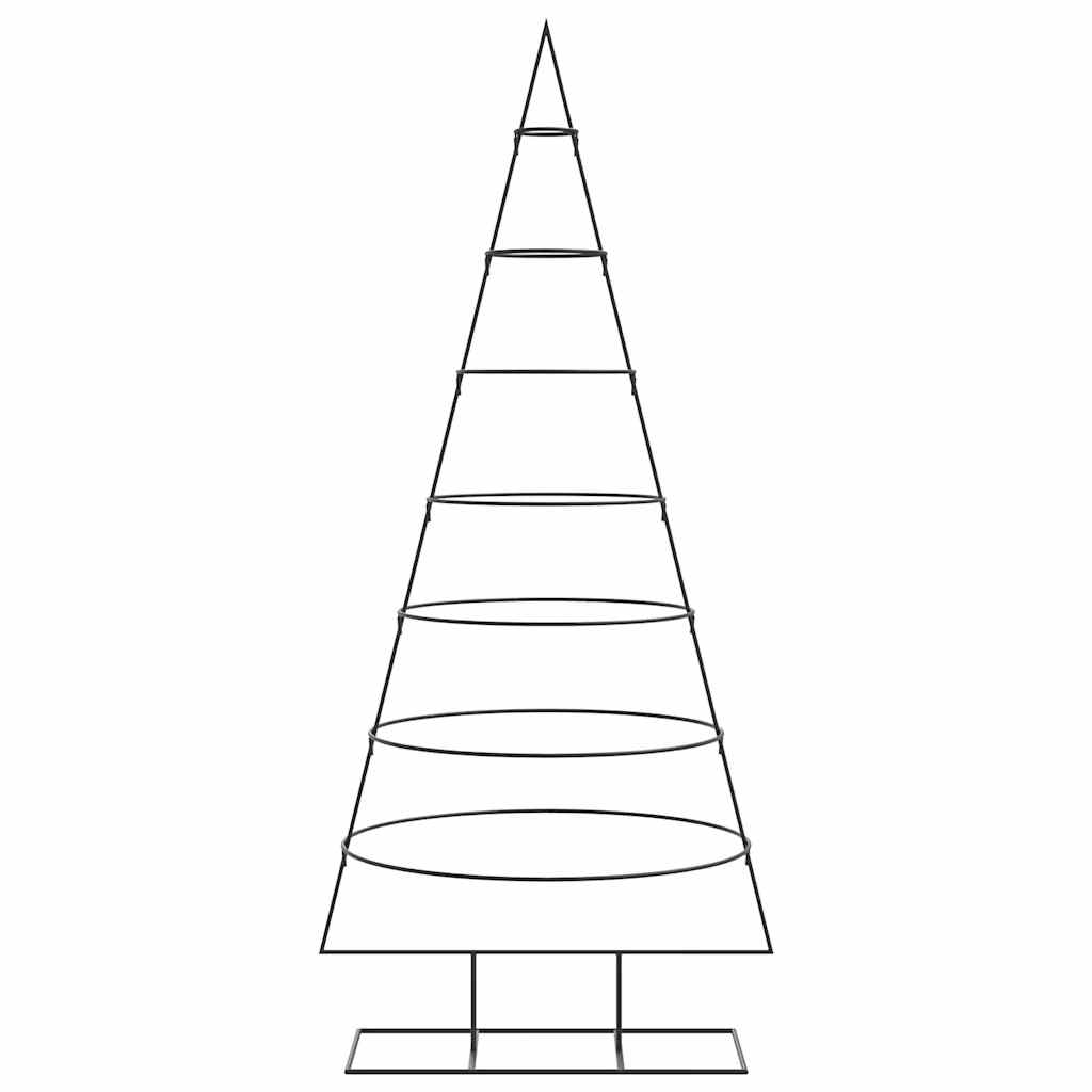 Árvore de natal para decoração 180 cm metal preto