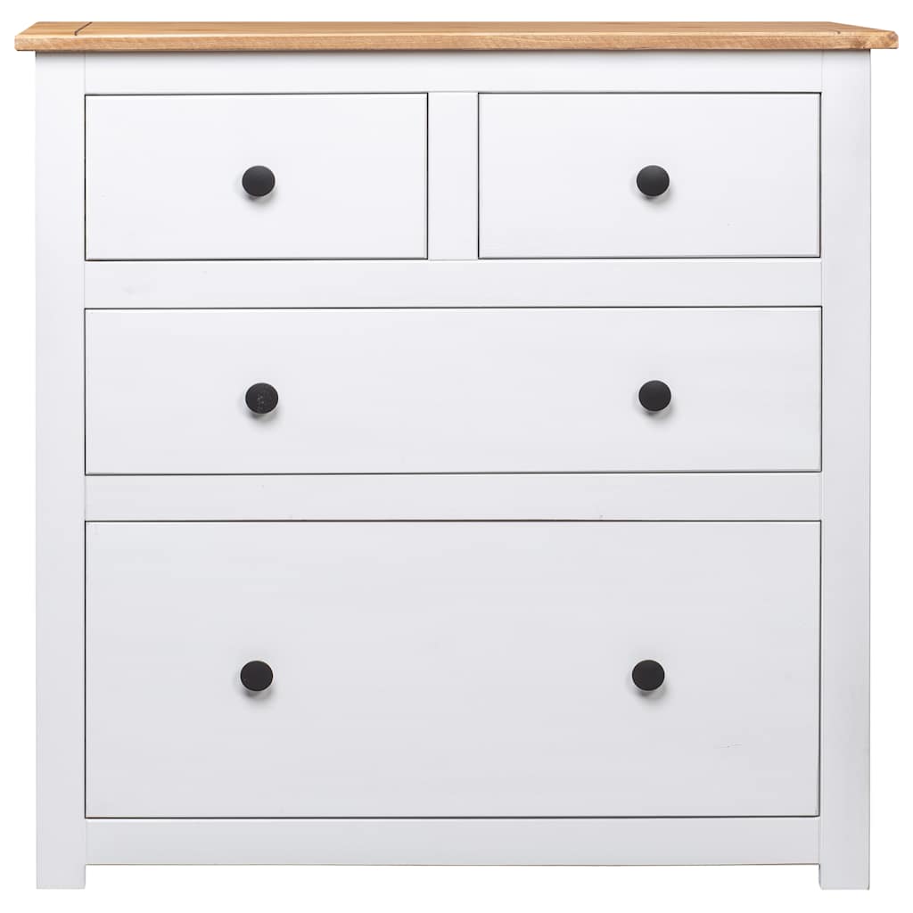 Aparador 80x40x83 cm madeira de pinho panama branco