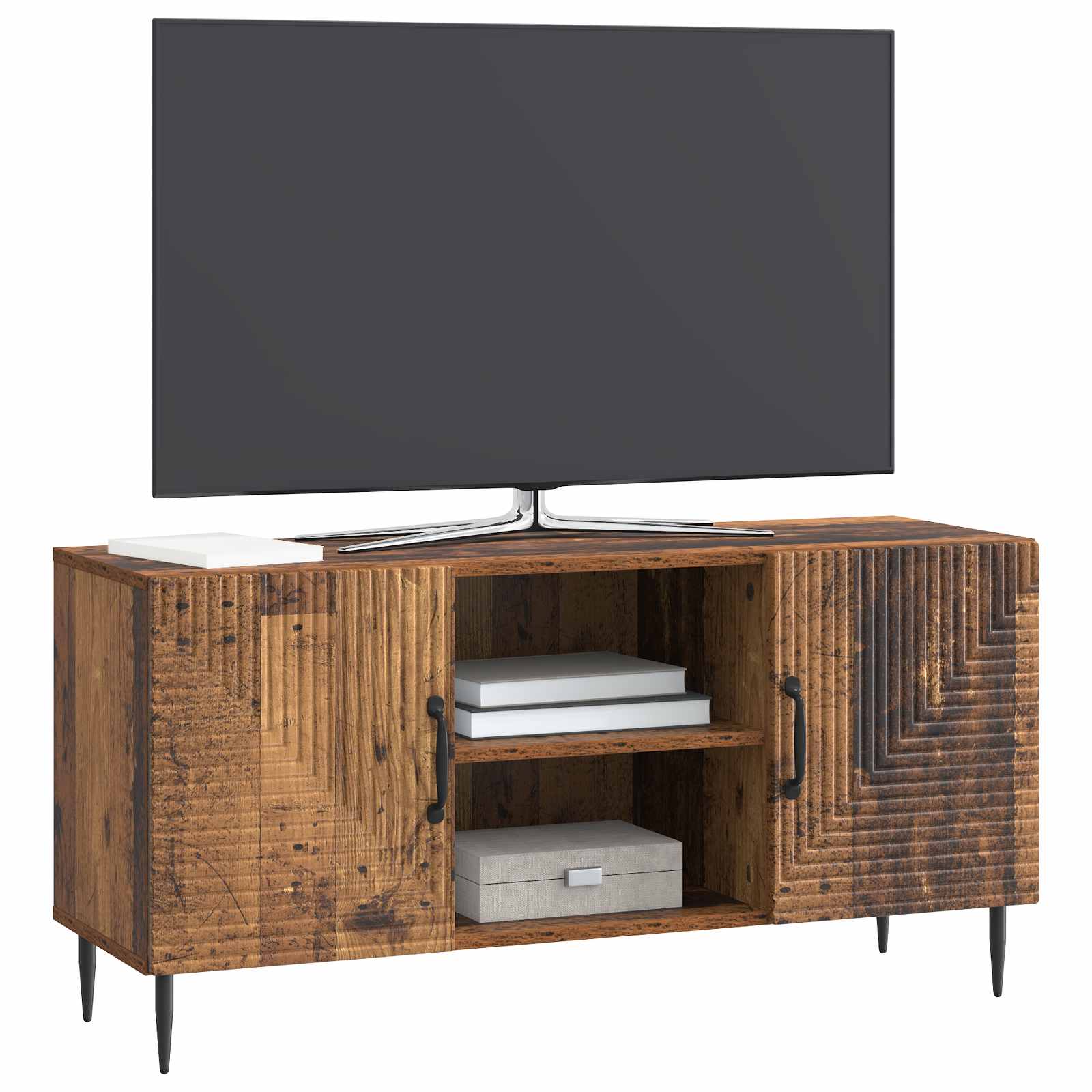 Gabinete para TV madeira antiga 102 x 34,5 x 50 cm