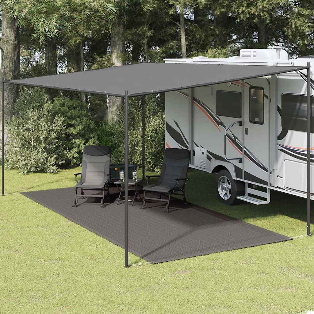 Tapete de campismo para tenda 300x400 cm antracite
