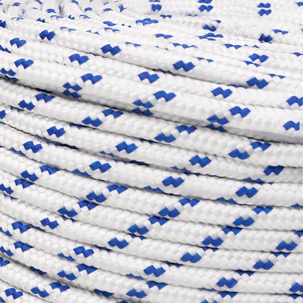 Corda de barco 8 mm 50 m polipropileno branco