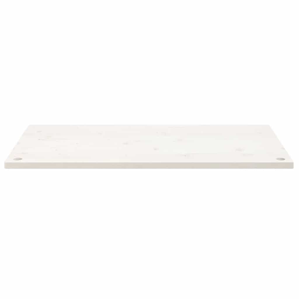 Tampo de secretária 100x50x2,5 cm pinho maciço branco