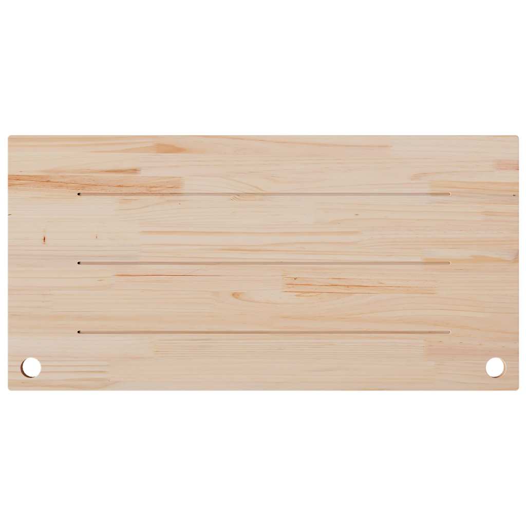 Tampo de secretária 100x50x2,5 cm pinho maciço branco