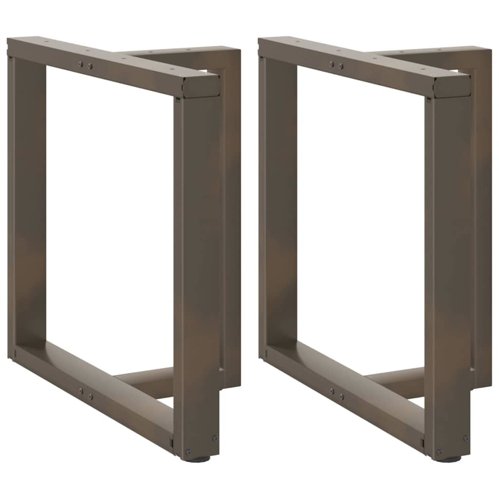 Pés de mesa de jantar em forma de t, 2 peças, preto, 80x35x(72-73) cm, aço