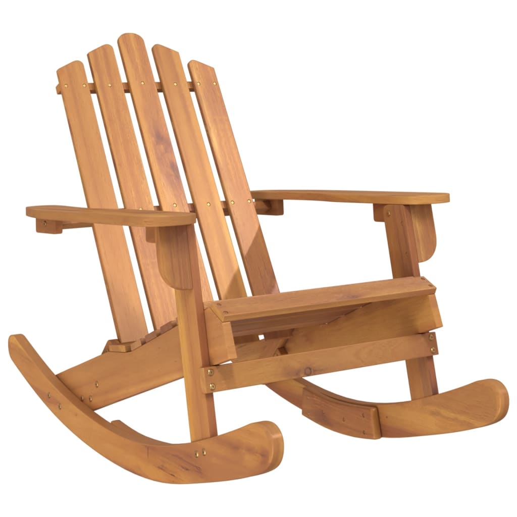 3 Pcs conjunto lounge de jardim adirondack acácia maciça