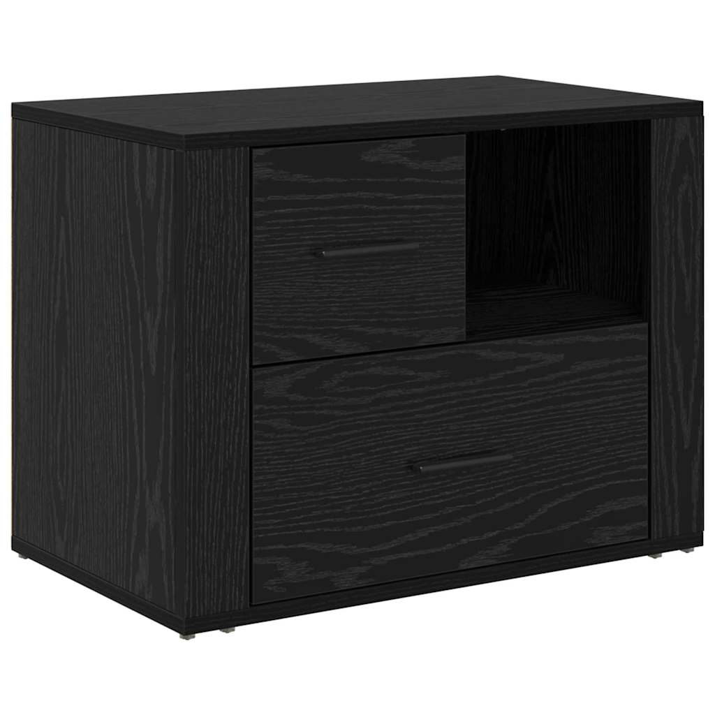 Armário de cabeceira carvalho preto 35 x 60 x 50 cm