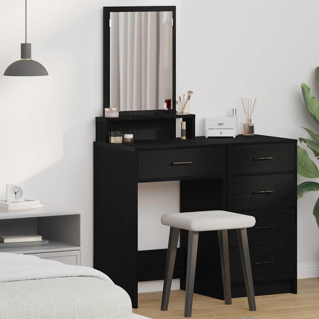 Mesa de vestir carvalho preto 50 x 41 x 140 cm
