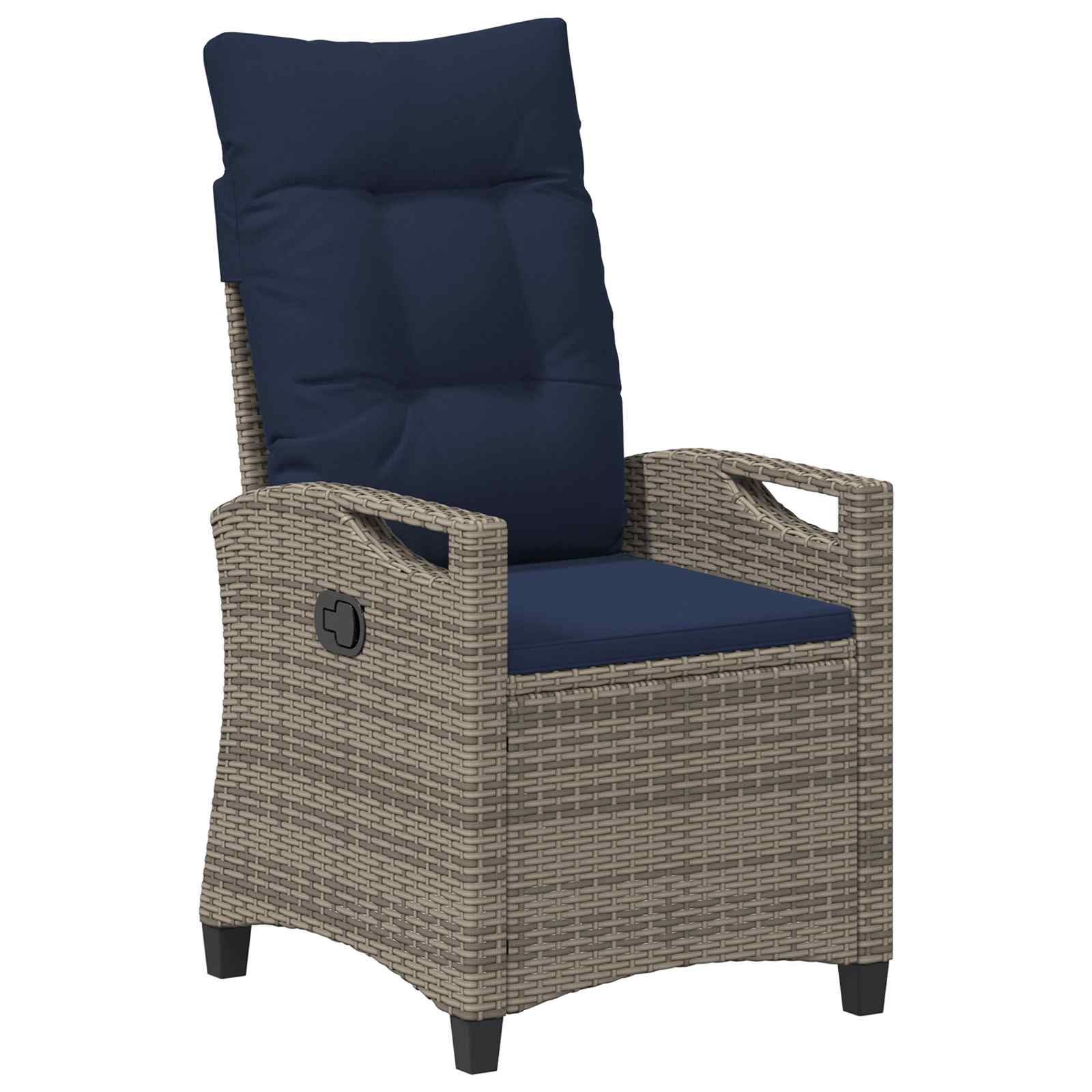 Cadeira de jardim reclinável 56 x 60 x 112 cm aço