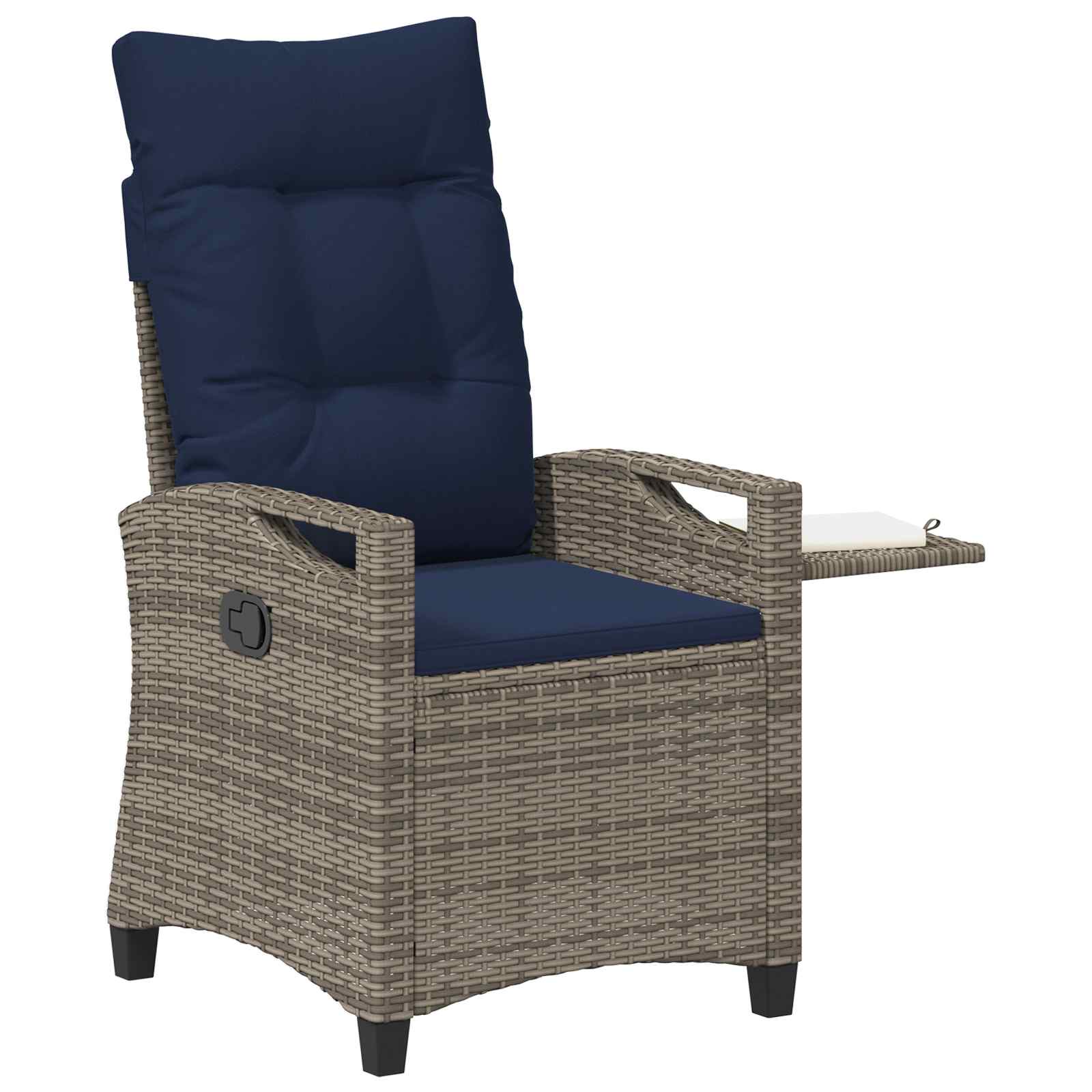 Cadeira de jardim reclinável 56 x 60 x 112 cm aço
